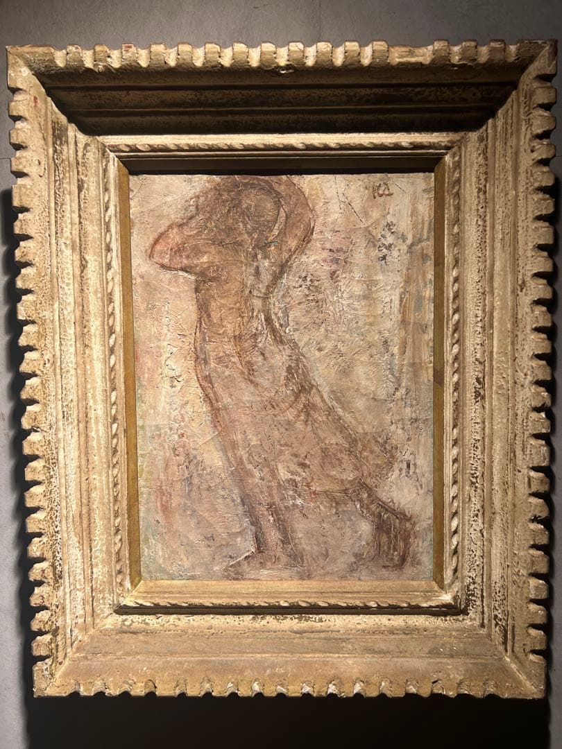 他の方発送×油彩画　肉筆画　時代物