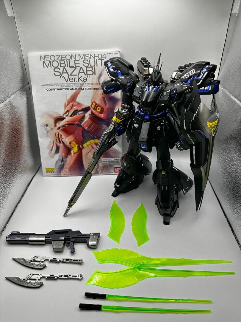 【合金フレーム改造・全塗装完成品】バンダイ MG サザビー Ver.Ka