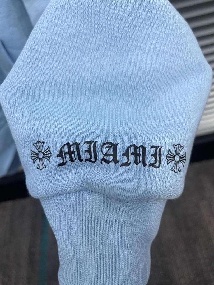 C H R O M E HEARTS ブルー パーカー S