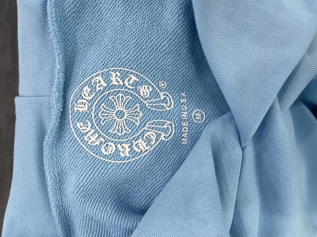 C H R O M E HEARTS ブルー パーカー S