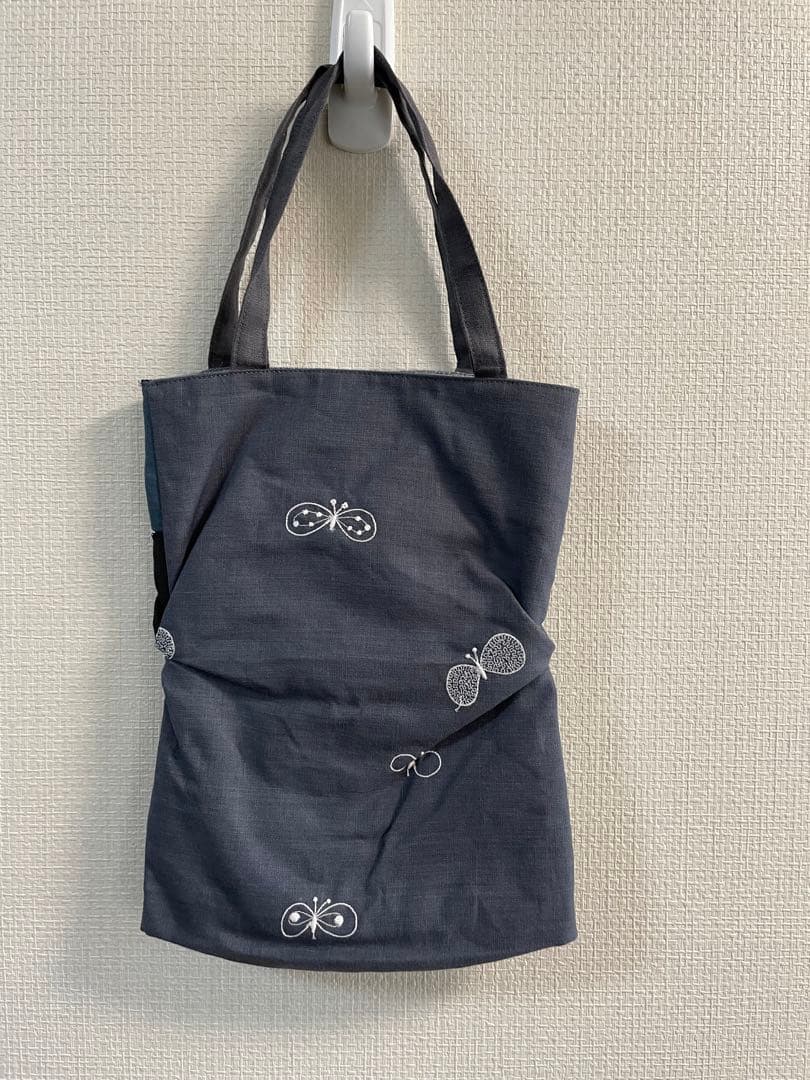 ハンドメイド　ミナペルホネン　ミニバッグ