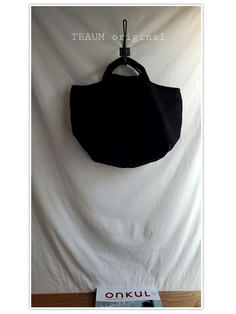 TRAUM□original-tote リネン100%&wash帆布8号