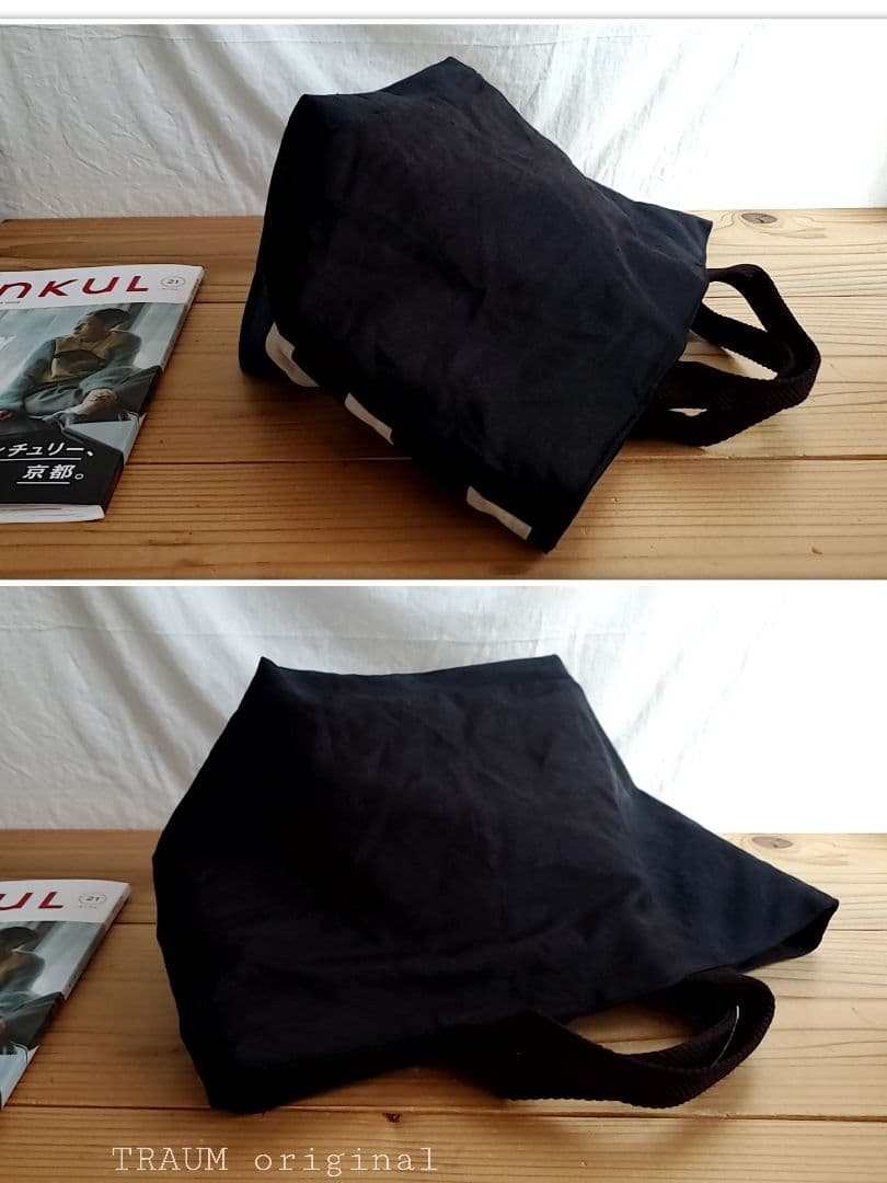 TRAUM□original-tote リネン100%&wash帆布8号