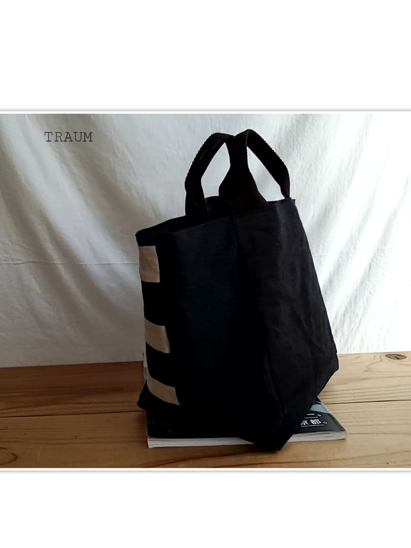 TRAUM□original-tote リネン100%&wash帆布8号