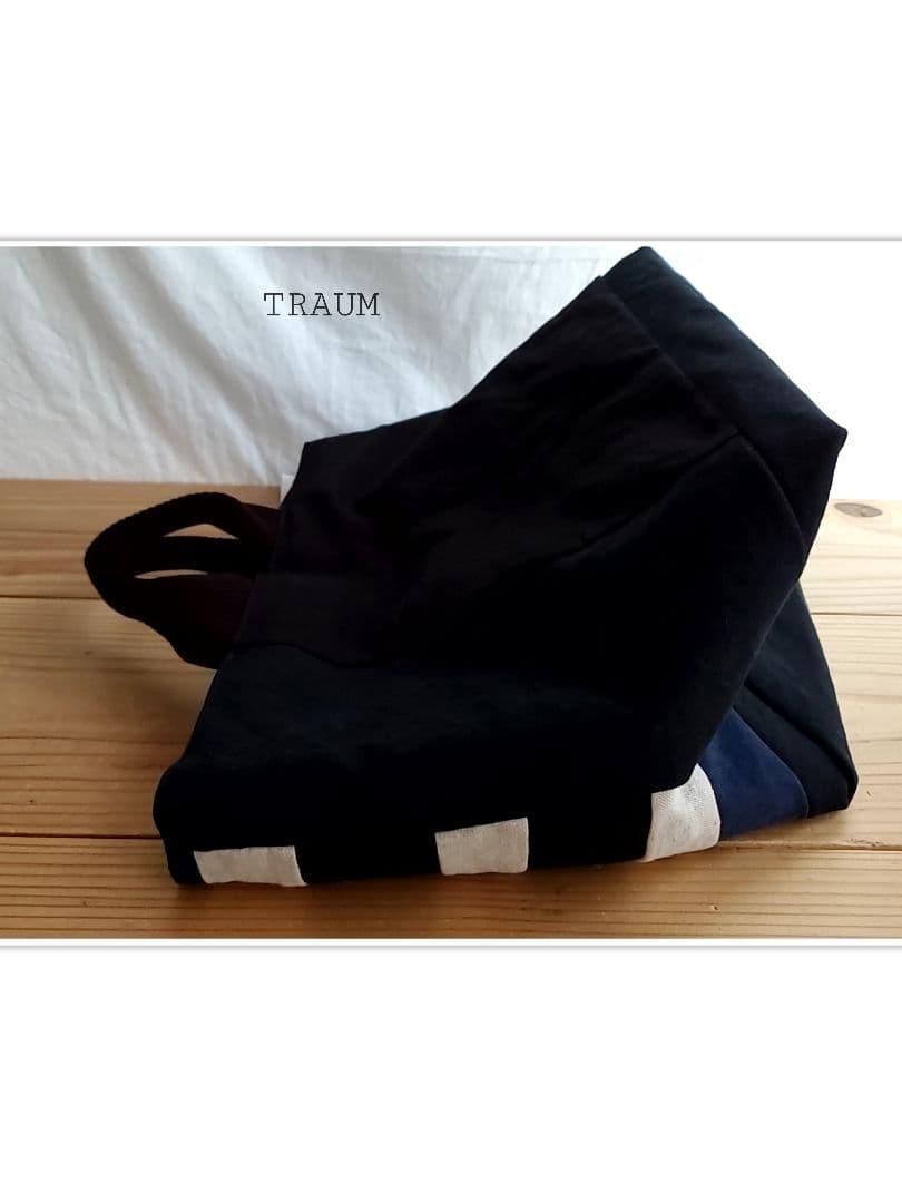 TRAUM□original-tote リネン100%&wash帆布8号