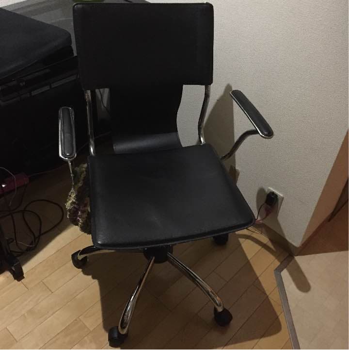 ガラス机  椅子セット