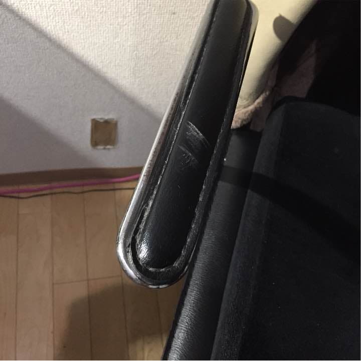 ガラス机  椅子セット