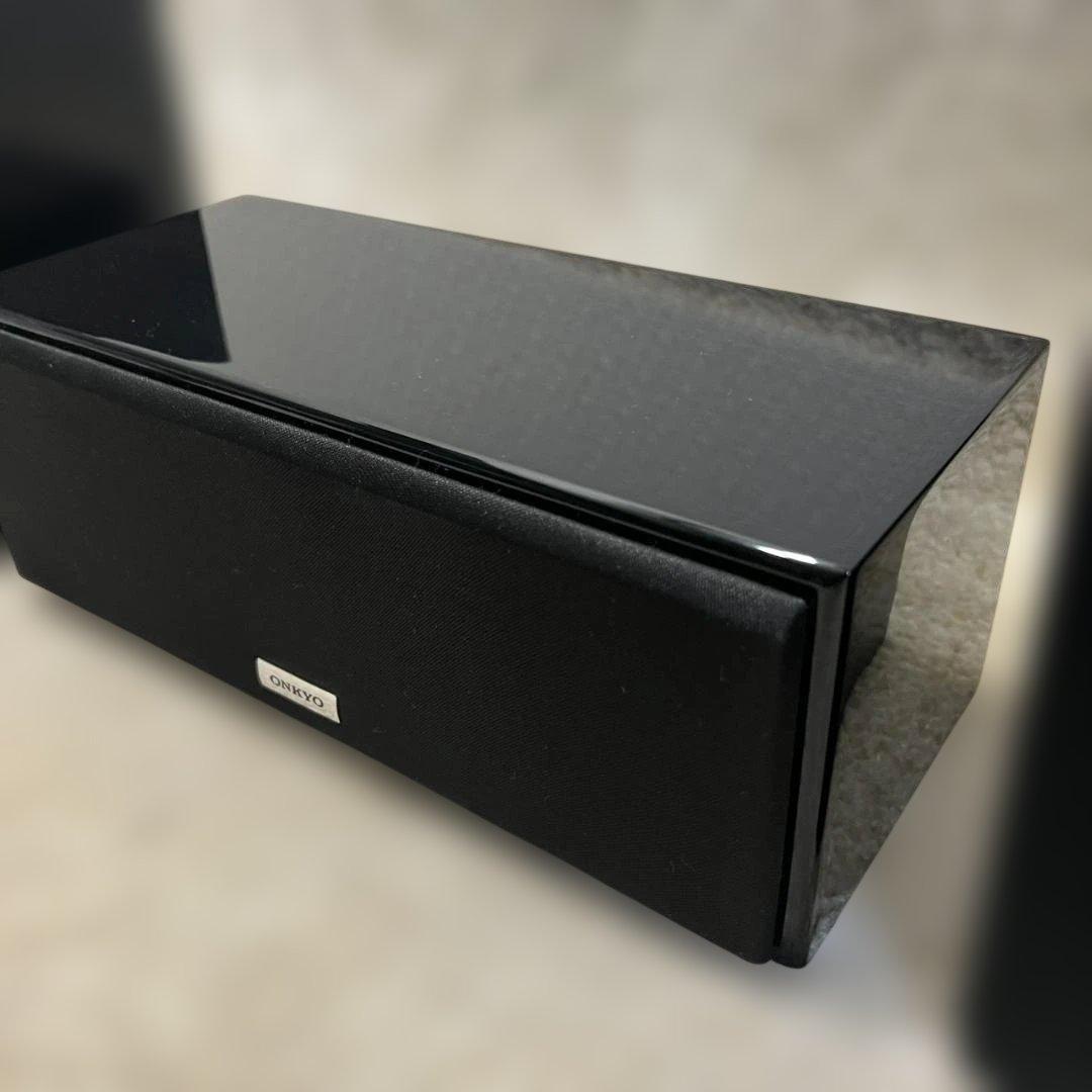 ONKYO センタースピーカー D-108C & サラウンド D-109M 黒★