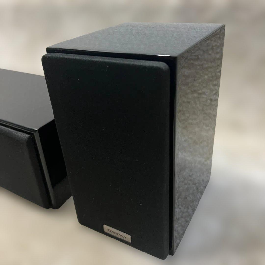 ONKYO センタースピーカー D-108C & サラウンド D-109M 黒★