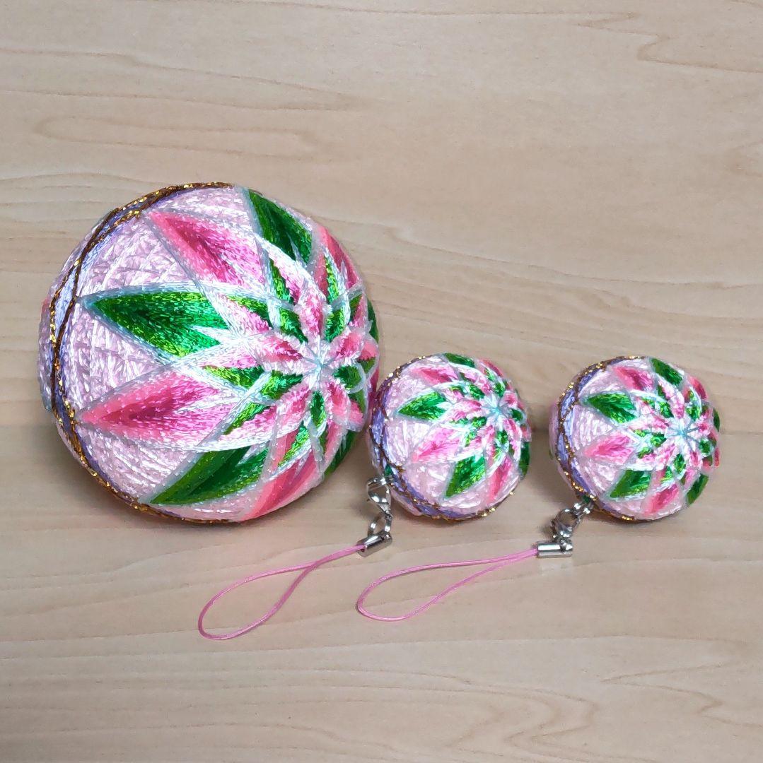 手まり8㎝4個,4.2㎝8個 リリィ