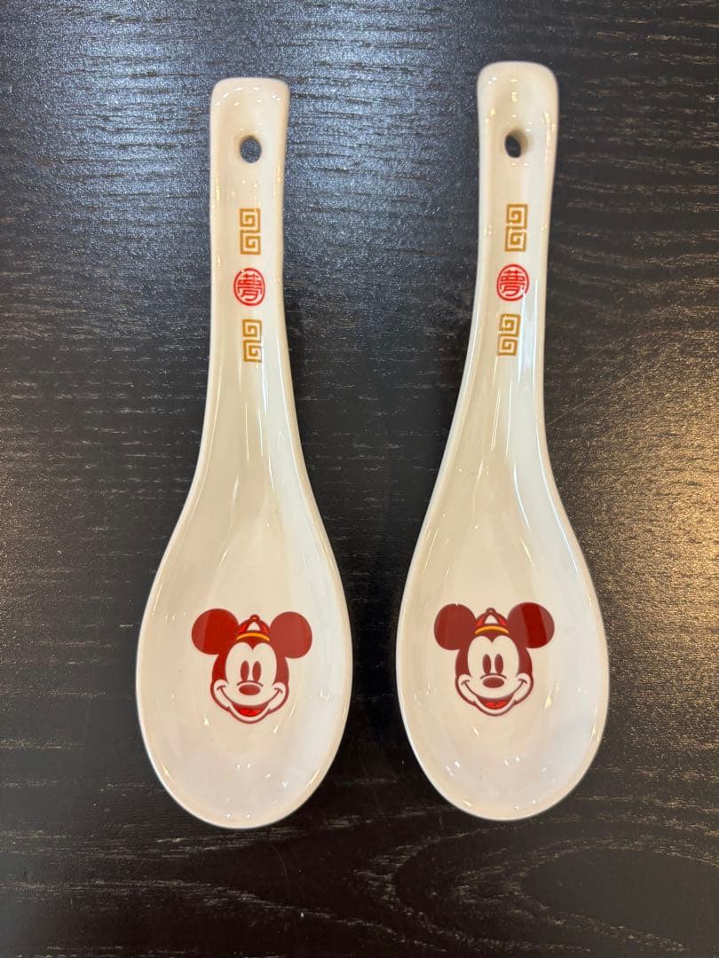 ミッキーマウス 中華食器セット　陶器製