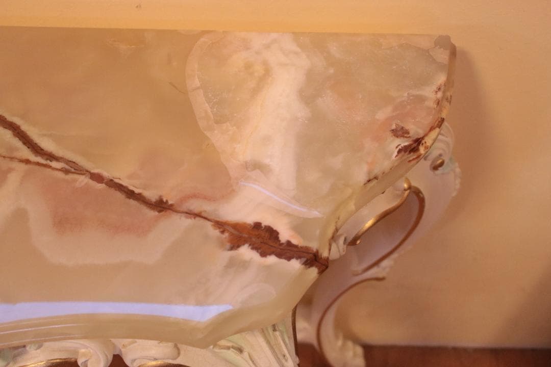 コンソール SILIK シリック 猫脚 イタリア ロココ 大理石 テーブル