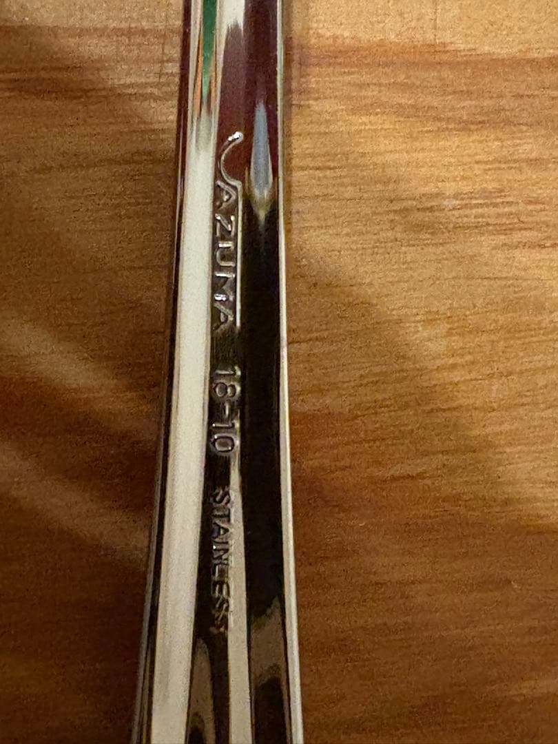 【値下げしました】　AZUMA 18-10 ステンレス カトラリー50本セット