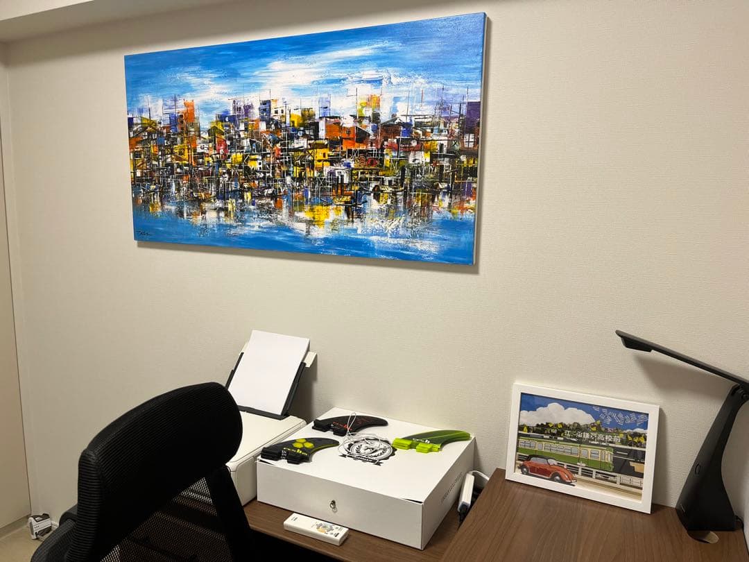 大きな絵画_抽象画_油絵_風景画