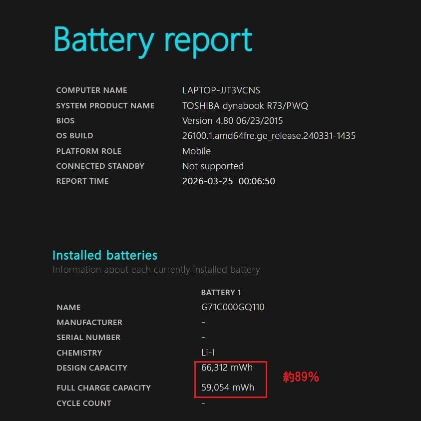 美品！Dynabook R73/PWQ 第4世代 Core i3 [456]