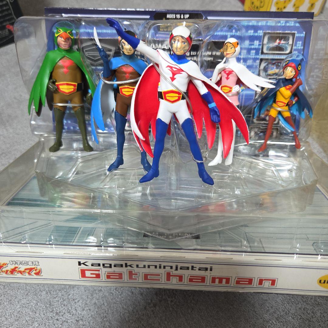 ユニファイブ 科学忍者隊ガッチャマン フィギュア 5体セット 開封品