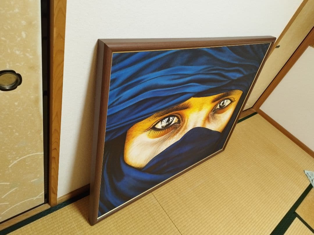 額入り　現場で描いてる人から買いました！リアリズム 絵画 目のクローズアップ