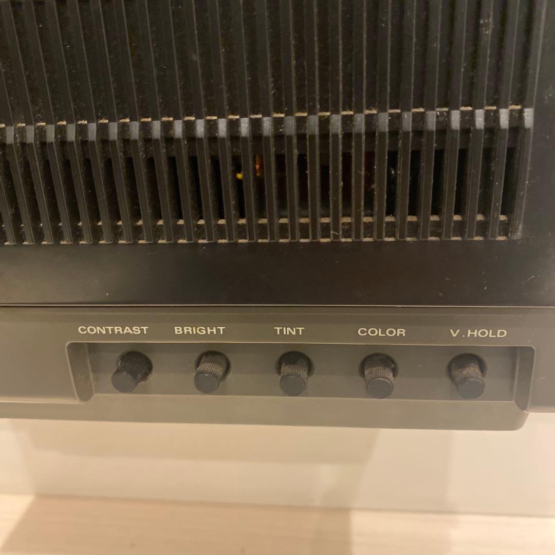 【ジャンク品】HITACHI 日立カラーテレビC6-630 ラジカセ　昭和レトロ