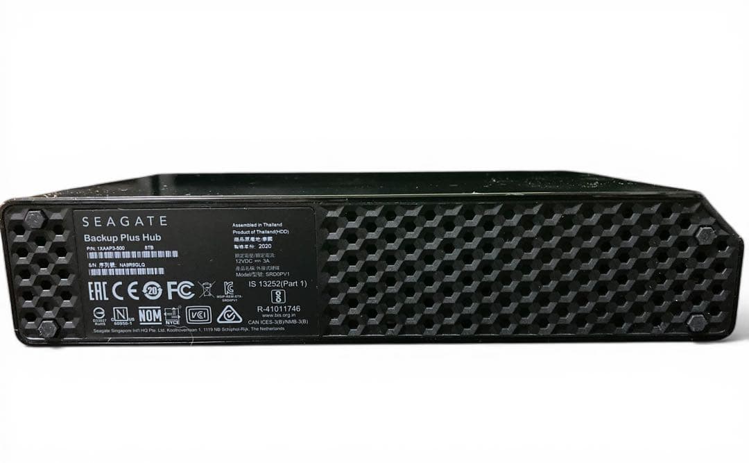 外付けハードディスク・ドライブ SEAGATE Back up Plus Hub 8TB
