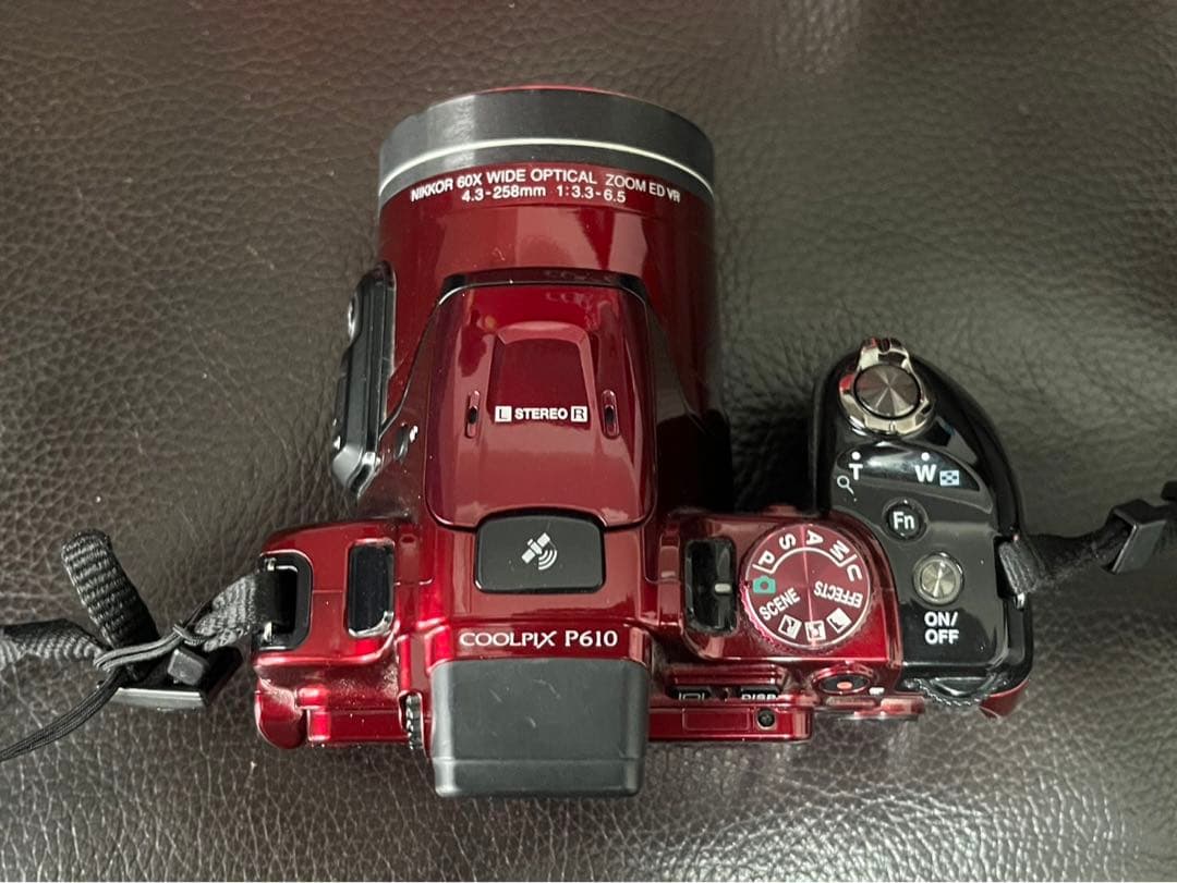 Nikon Coolpix P610 レッド 60倍光学ズーム