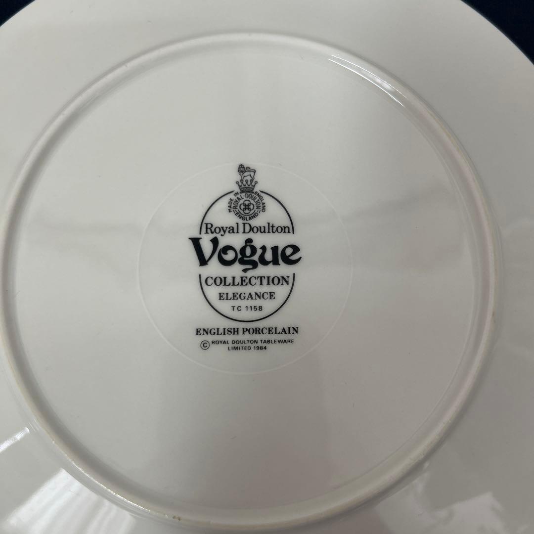 ロイヤルドルトン　Vogue collection 20cm プレート　6枚組
