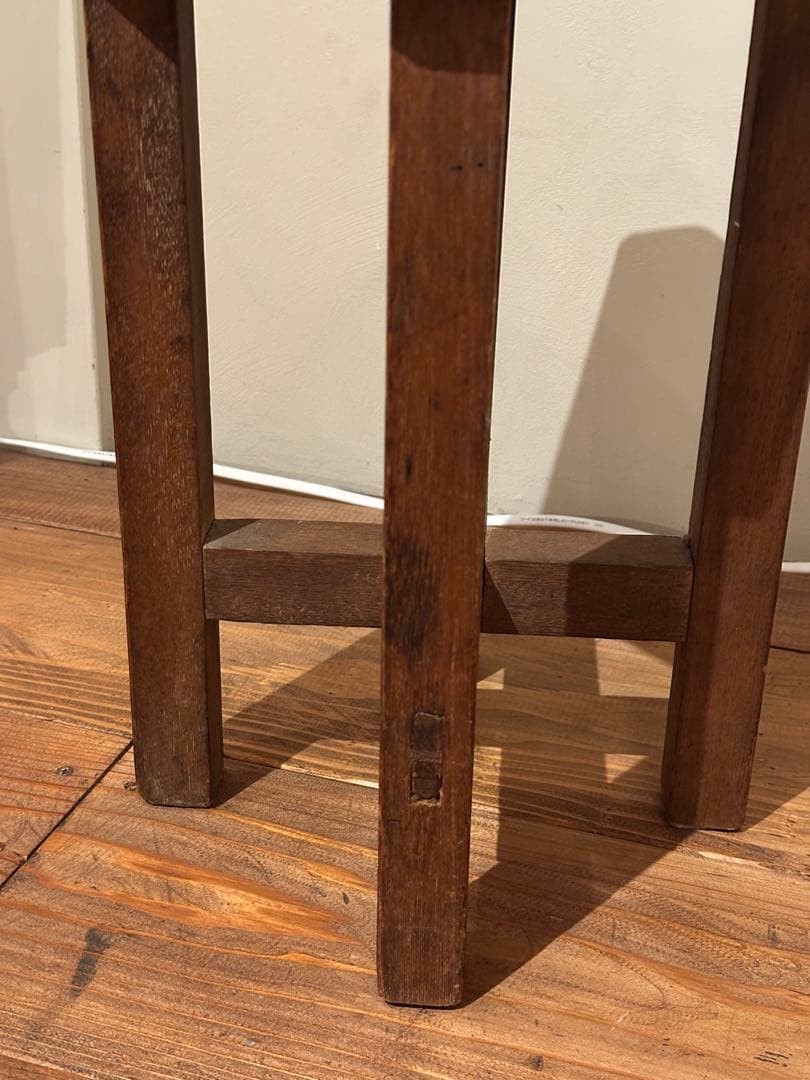 ヴィンテージ　スツール　木製　古道具　サイドテーブル