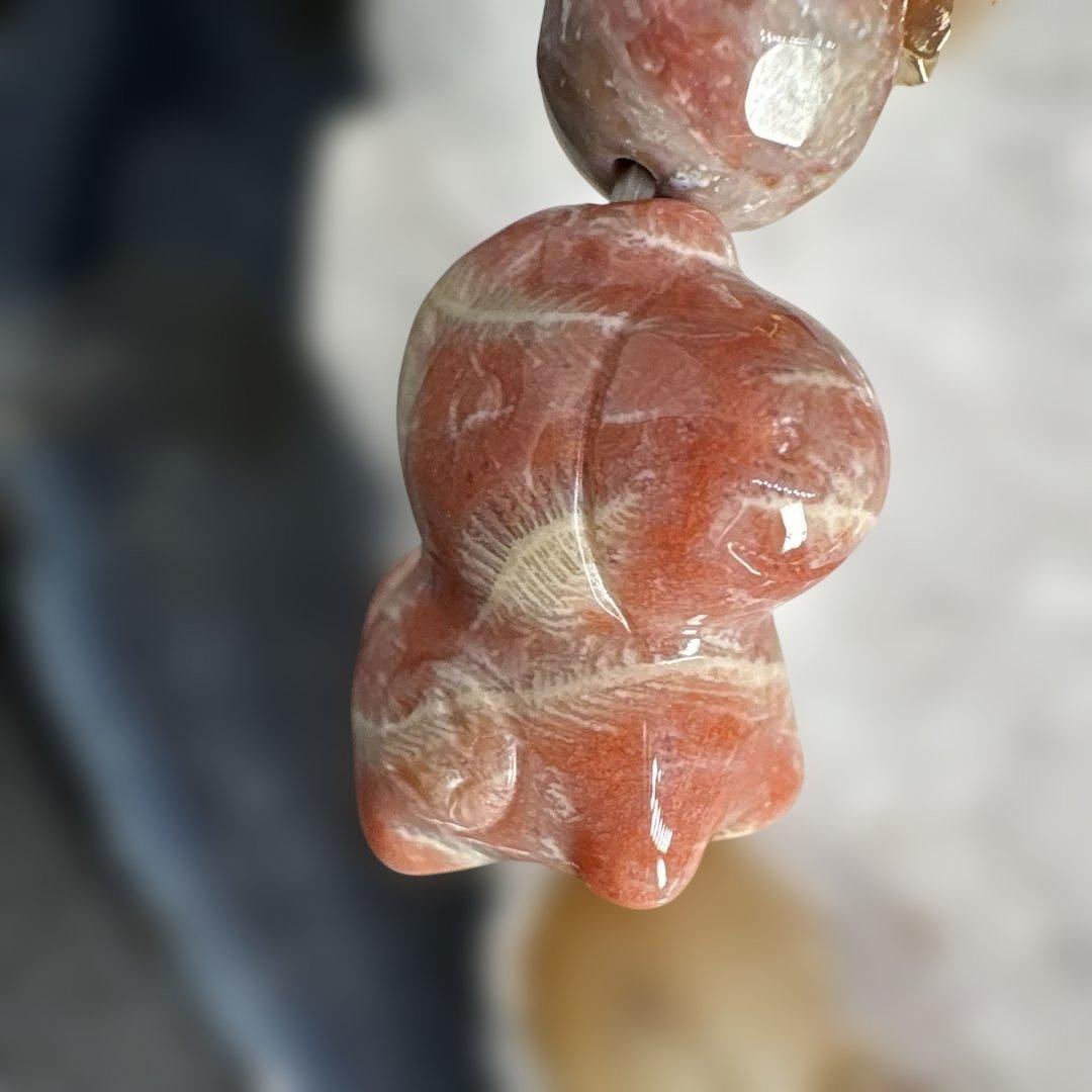 ＊mimi様＊【２０２6年　干支】フォッシルコーラル　ミニ馬