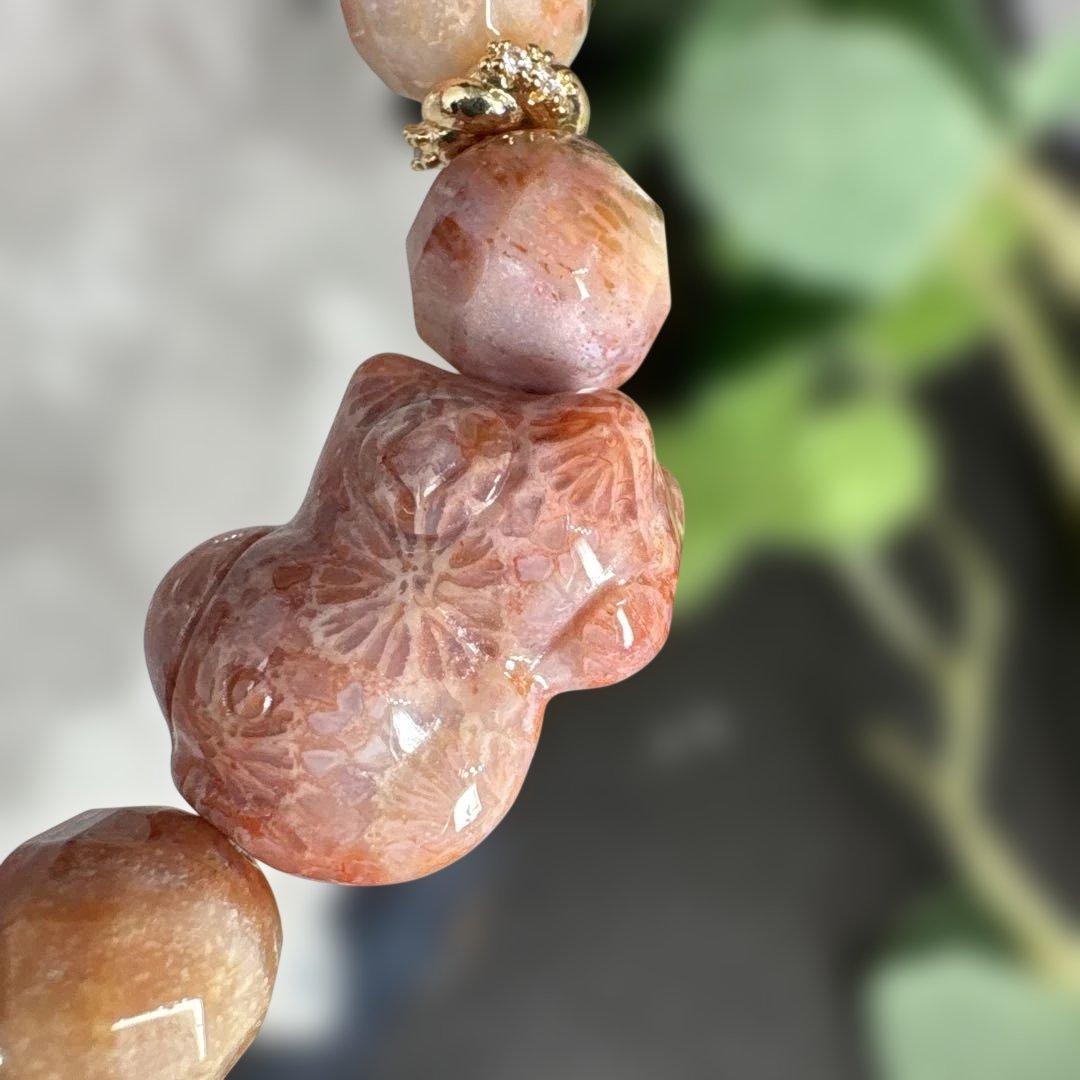 ＊mimi様＊【２０２6年　干支】フォッシルコーラル　ミニ馬