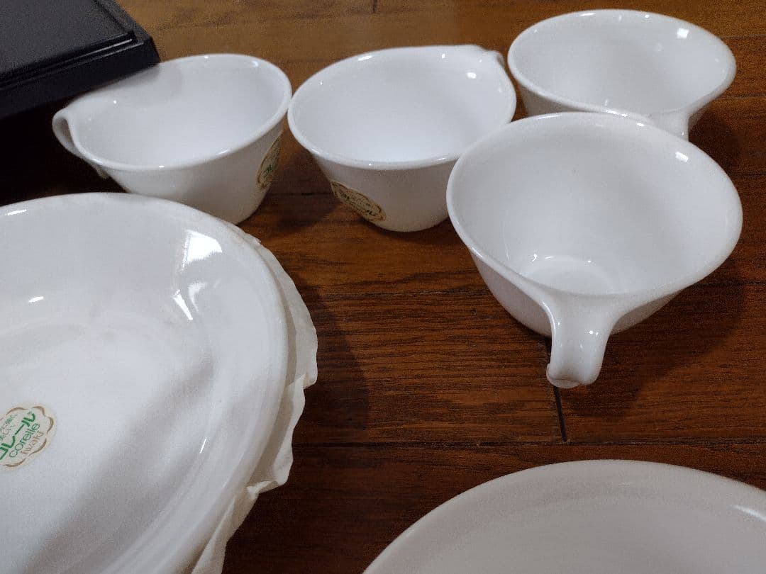 複*♪様 コレール　キャンプ白食器セット 15点　未使用保管品