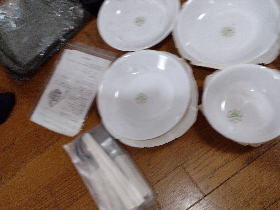 複*♪様 コレール　キャンプ白食器セット 15点　未使用保管品