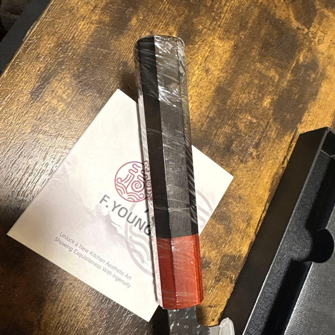 27センチ刺身包丁ダマスカス鋼