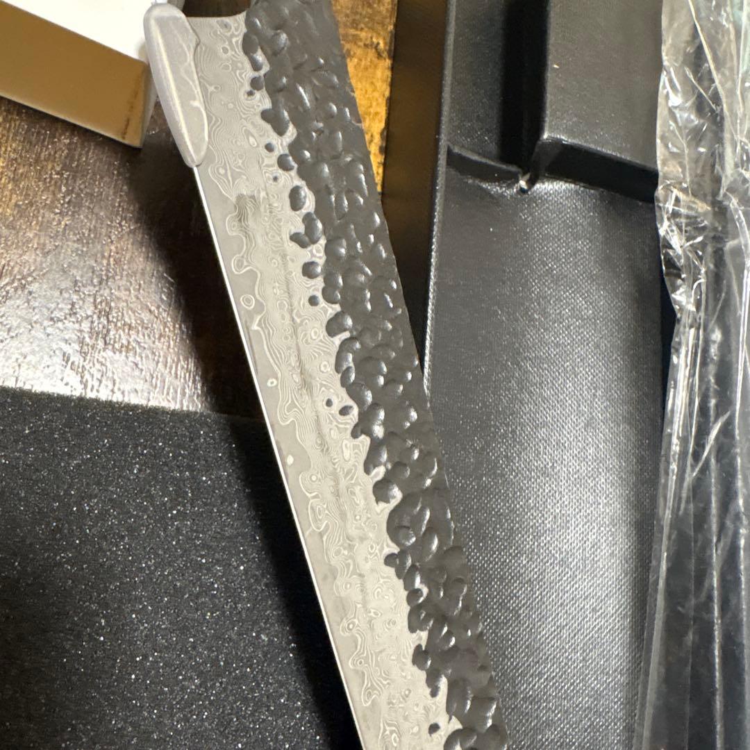 27センチ刺身包丁ダマスカス鋼