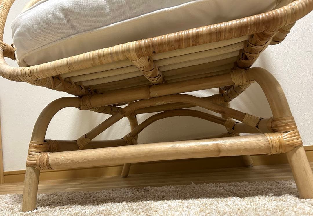 【美品】IKEA BUSKBO ブスクボー　パーソナルチェア　クッション付き