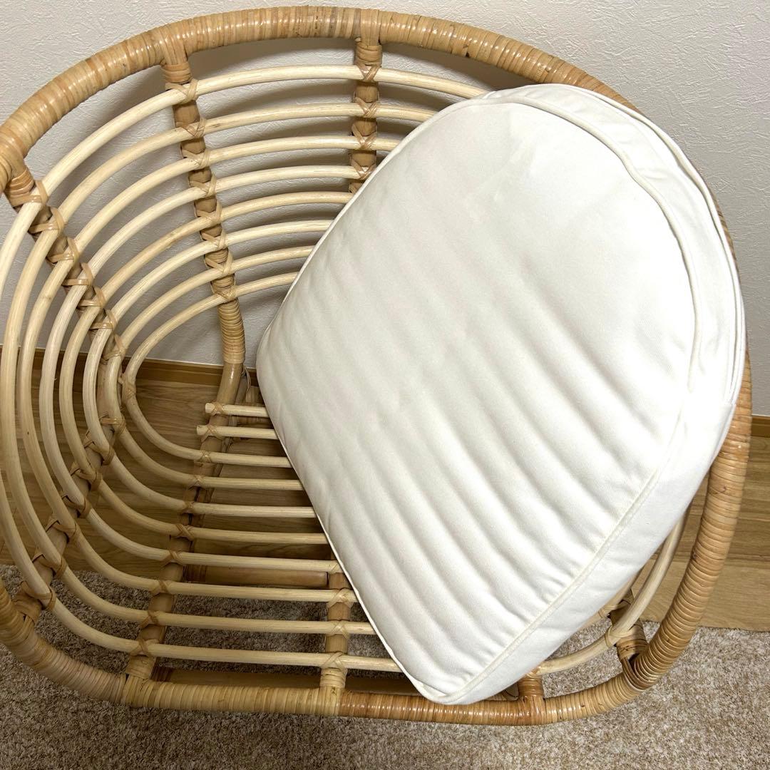 【美品】IKEA BUSKBO ブスクボー　パーソナルチェア　クッション付き
