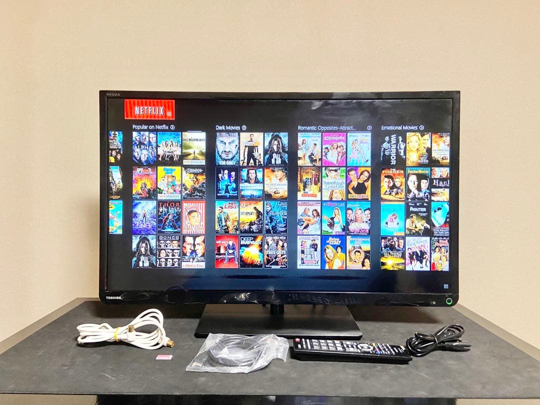 今だけ優待価格】東芝 REGZA 32V型HD・IPS/直下型LED｜外付HDD