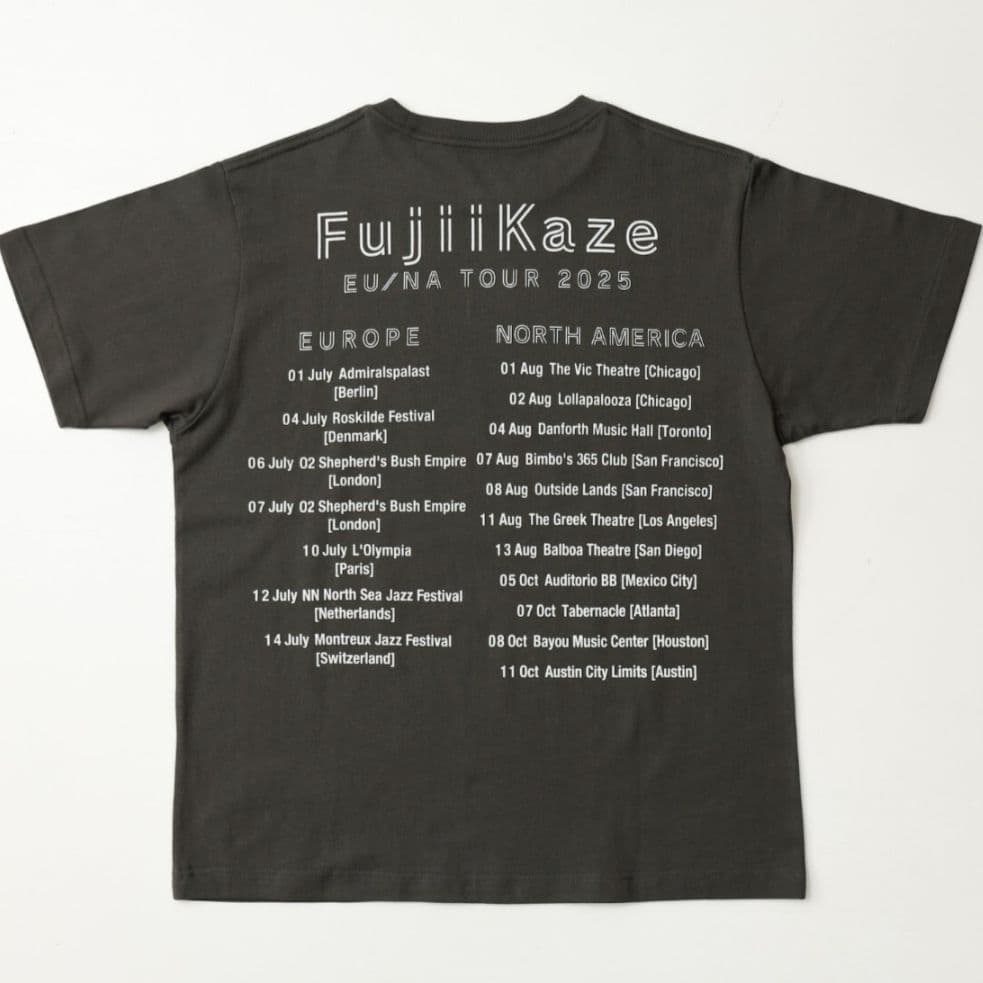 コメント必須▼藤井風 ドリンク Tシャツ L ヘンレコ グッズ チャコール