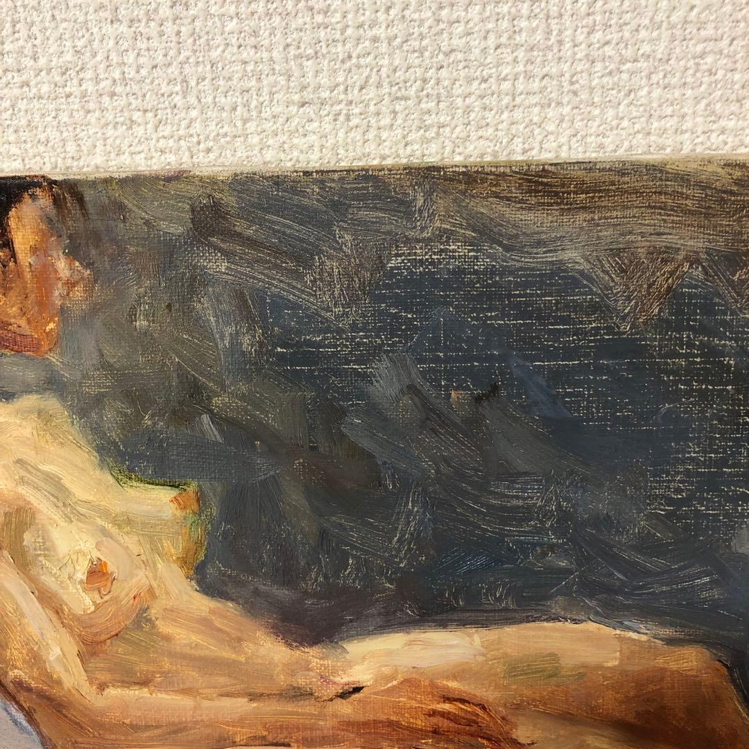 油絵（裸婦）額装Ｆ4