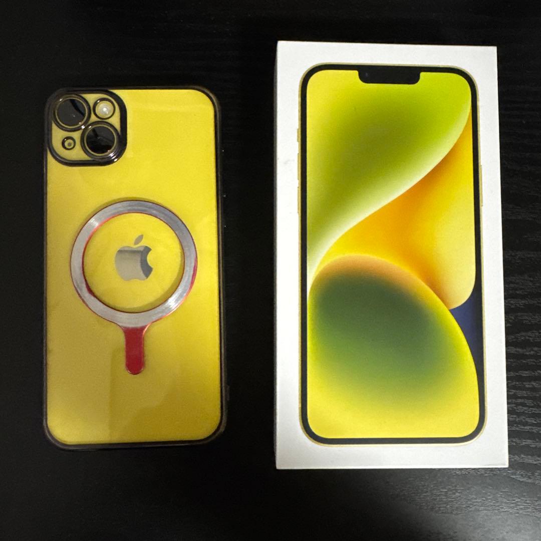 iphone 14 plus 128gb イエロー　Apple care残あり
