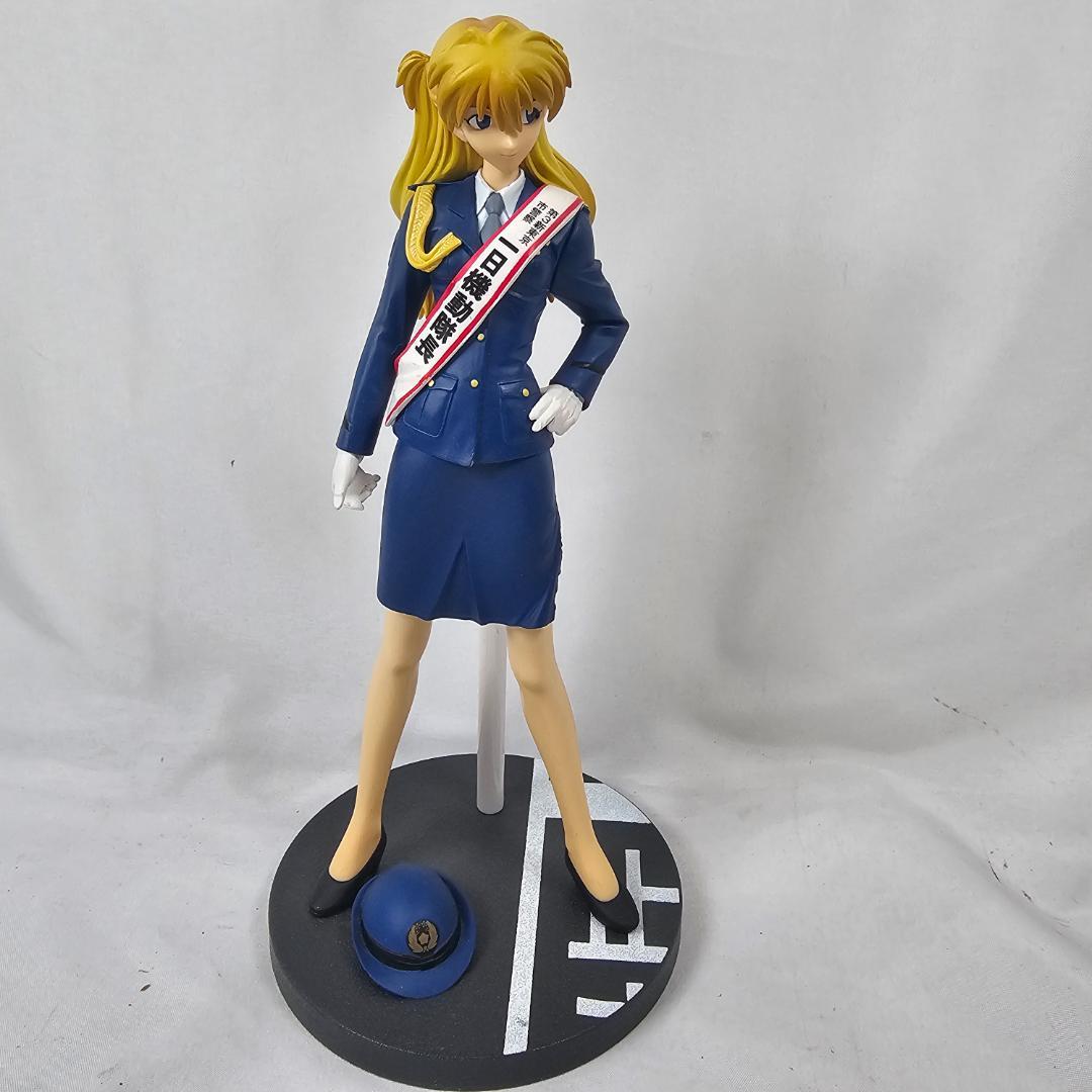 【希少】エヴァ アスカ フィギュア 一日機動隊長 2006年製 セガ 警察官