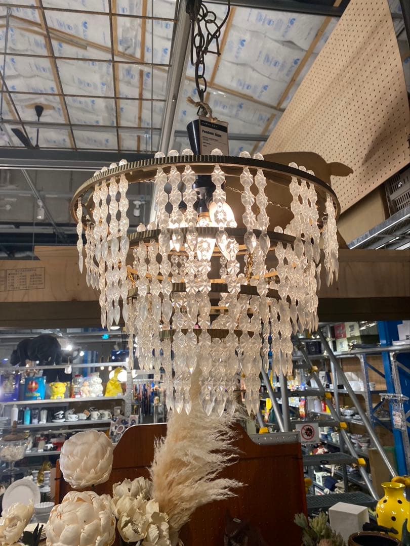 クリスタルビーズ シャンデリア 中型