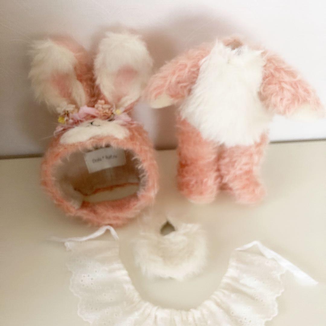 ブライスアウトフィット　着ぐるみうさちゃん（カーリーピンク）