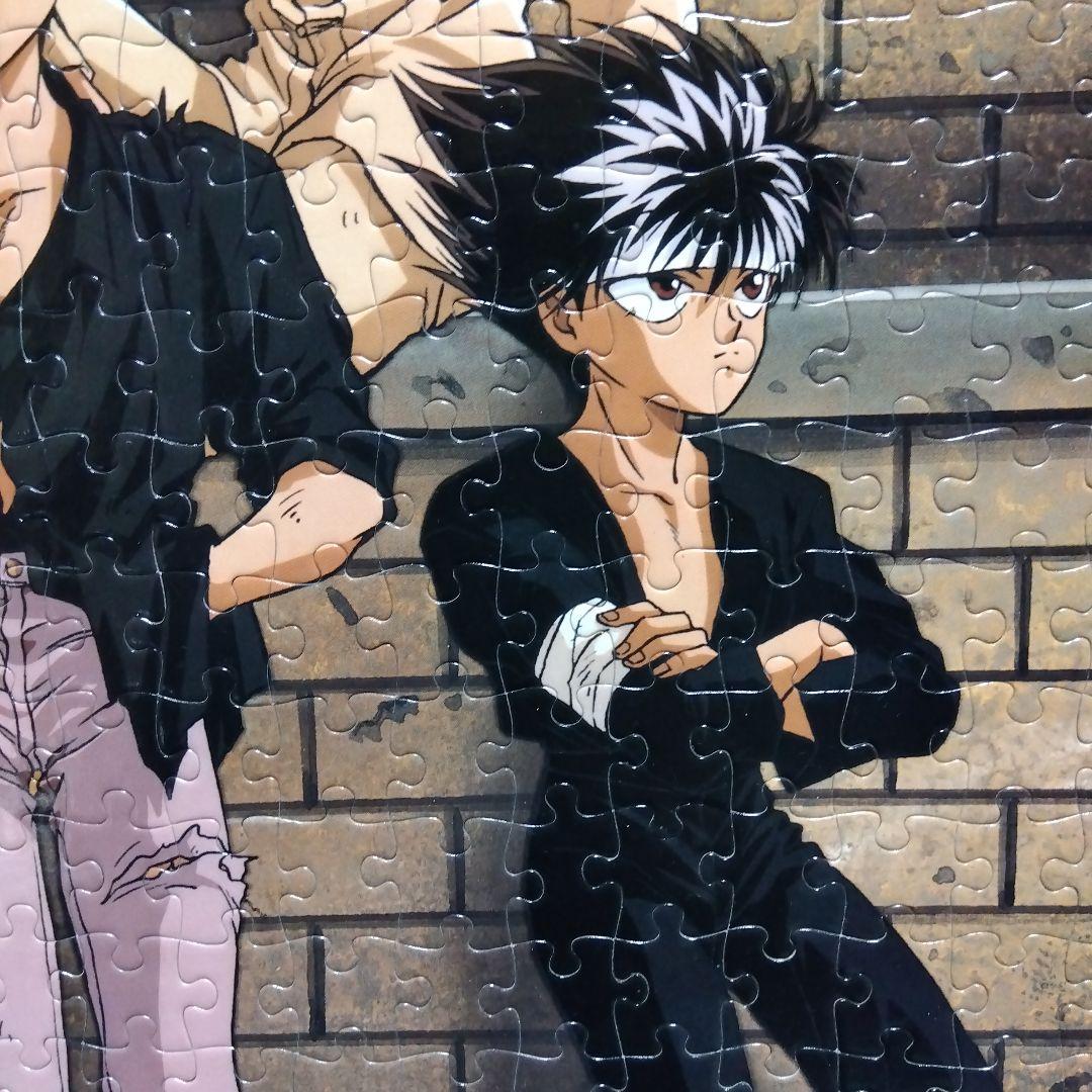 幽遊白書 パズル 完成品 額縁付き レトロ