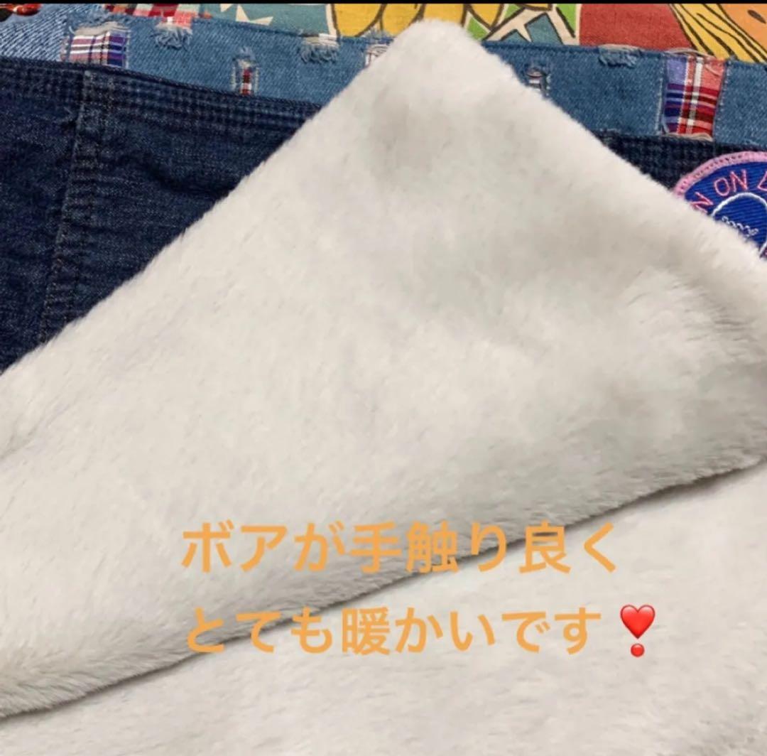 デニムリメイク ブランケット 収納カバー付き