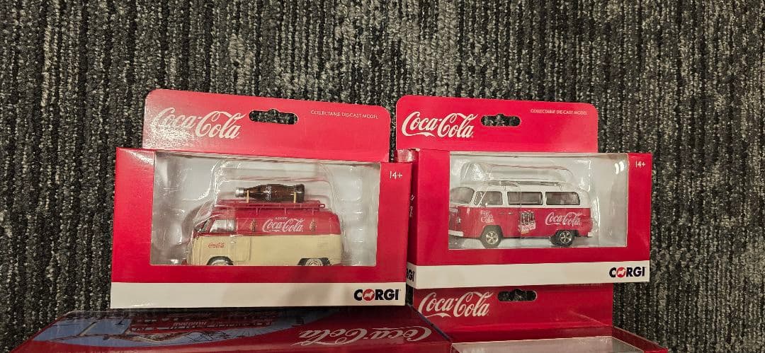 【新品】Corgi コカ・コーラ ダイキャストカー 6台セット