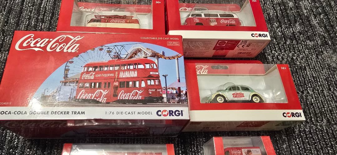【新品】Corgi コカ・コーラ ダイキャストカー 6台セット