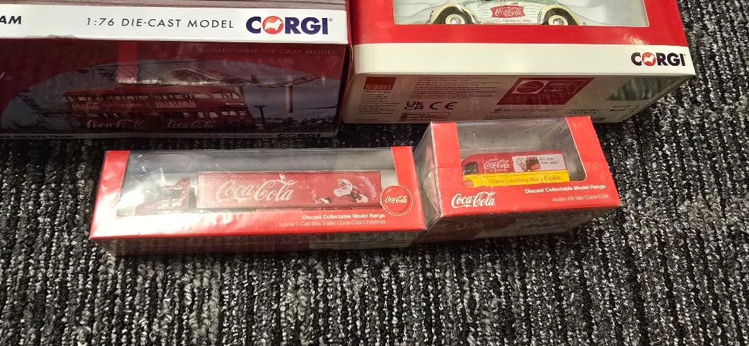 【新品】Corgi コカ・コーラ ダイキャストカー 6台セット