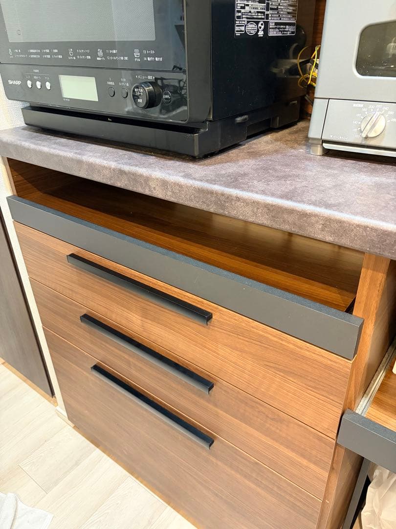 【最終値下げ】パモウナ食器棚SY 幅120cm 奥行50cm