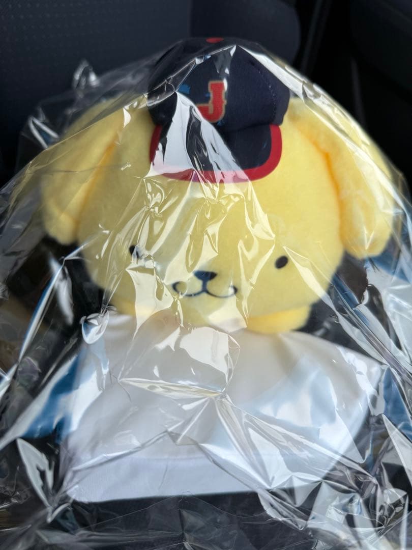 WBC 侍ジャパン ポムポムプリン ヘッドスライディング抱き枕