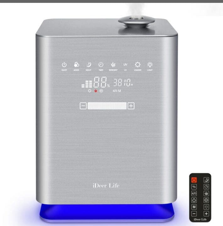 加湿器 ハイブリッド式 リモコン操作可能 温冷ミスト 4.3L超大容量 28畳