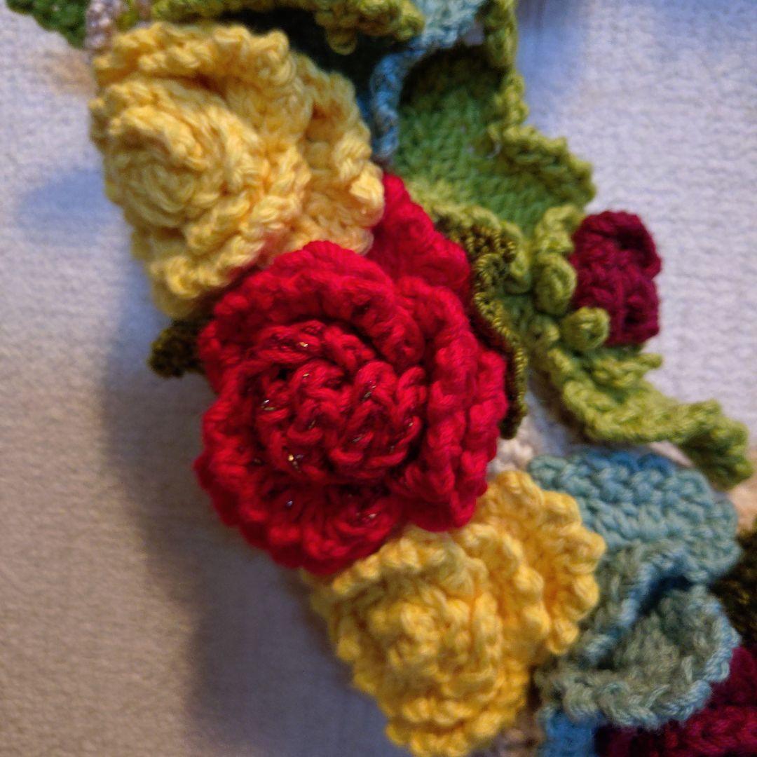 【ハンドメイド】バラのリース